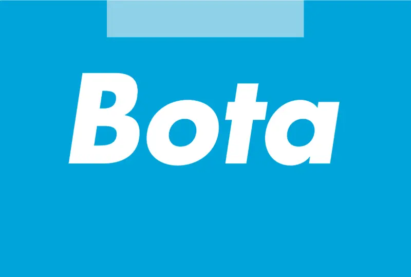 Logo Bota, marque disponible en orthoshop et bandagisterie