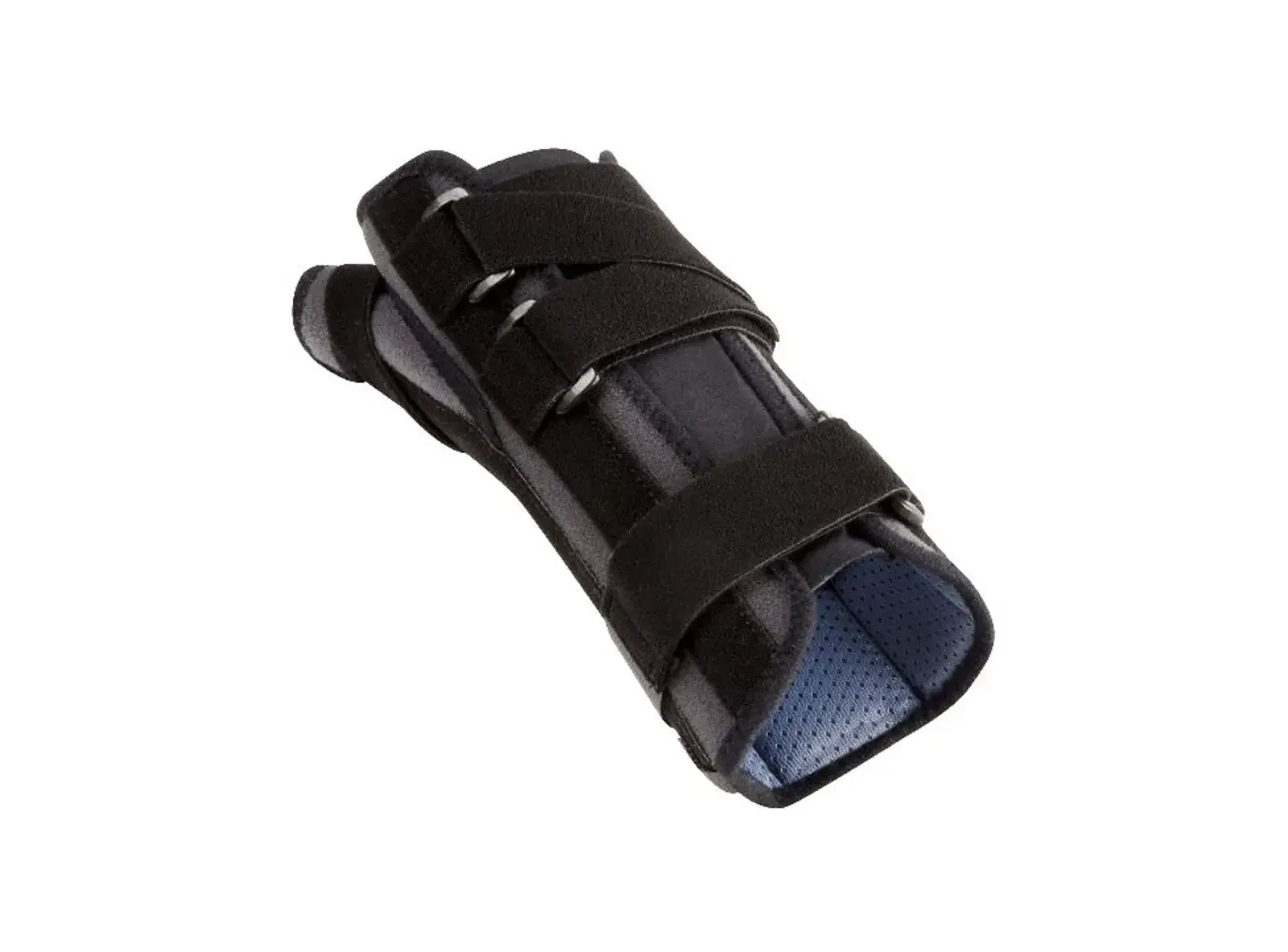 Attelle poignet-pouce Ligaflex® Manu noire Thuasne sur fond blanc